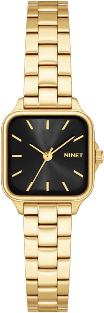 MINET Zlato-černé dámské hodinky GRACE MWL5506