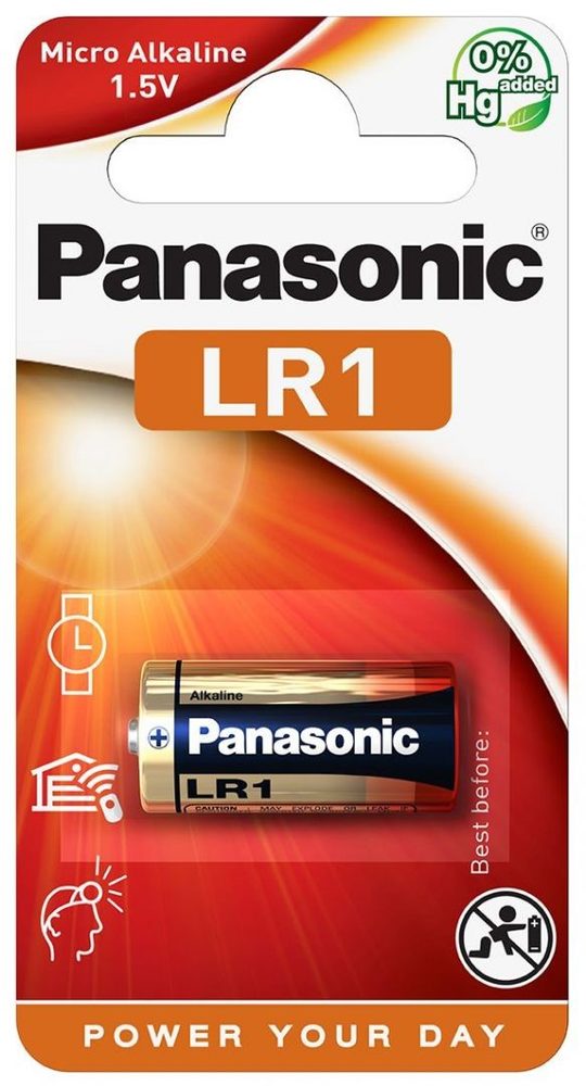Baterie Panasonic LR1 / 4001/ 910A / E90 alkalická