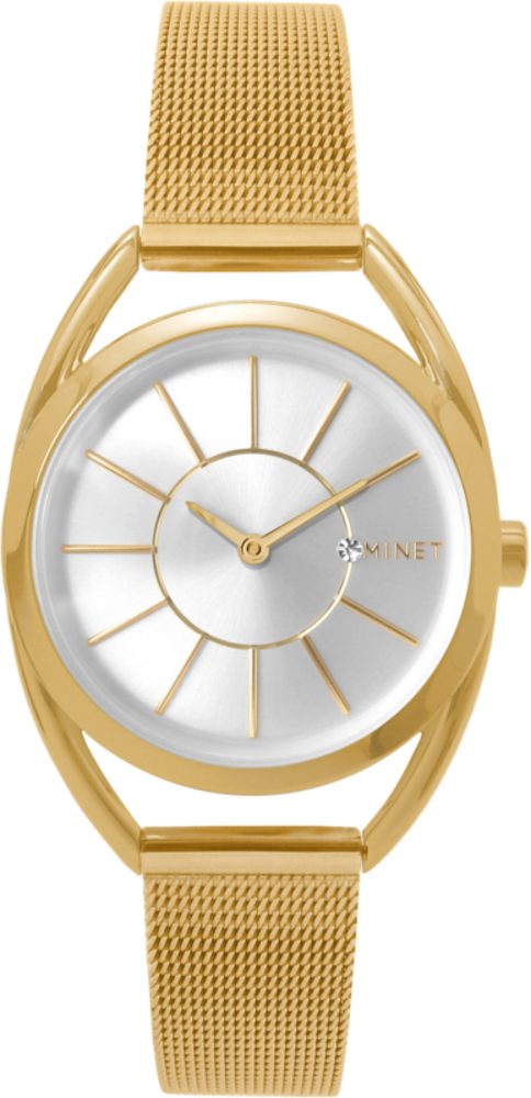 MINET MWL5016 Dámské hodinky ICON LIGHT GOLD MESH