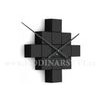 Designové nástěnné nalepovací hodiny Future Time FT3000BK Cubic black