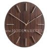 Designové nástěnné hodiny Future Time FT2010WE Round dark natural brown 40cm