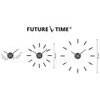 Designové nalepovací hodiny Future Time FT9400RD Modular red 40cm