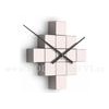 Designové nástěnné nalepovací hodiny Future Time FT3000PI Cubic pink