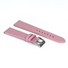 Růžový prošitý řemínek MINET SLIM z luxusní kůže Top Grain - 14