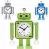 JVD SRP2305 - Dětský budík ROBOT s pohyblivýma rukama