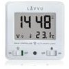 LAVVU LAR0040 - Digitální budík řízený rádiovým signálem NORDLYS bílý s automatickým osvětlením