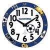 CLOCKODILE Dětské nástěnné hodiny modré - fotbal 25cm CCT0032