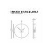 Designové nástěnné hodiny Nomon Barcelona Micro T 54cm