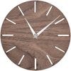 KUBRi KU3002 - Odstín ořech - dřevěné hodiny od českého výrobce s tichým chodem v mnoha velikostech