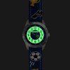 CLOCKODILE Svítící modré chlapecké hodinky FOTBAL CWB0070