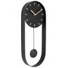 Designové kyvadlové nástěnné hodiny Karlsson KA5822BK 50cm