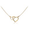 MINET Zlatý náhrdelník se srdíčky Au 585/1000 1,75g
