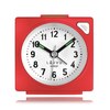LAVVU LAS3047 - Červený budík SWEEP s plynulým chodem - 3 ROKY ZÁRUKA!