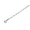 Stříbrný 925/1000 řetízek figaro S1005