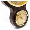 Barometr s teplměrem a vlhkoměrem na dřevěné podložce 6699-22