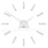 Designové nalepovací hodiny Future Time FT9600WH Modular white 60cm