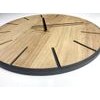 Flexistyle z216 - velké dubové nástěnné hodiny s průměrem 60 cm