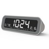 Šedý digitální budík LAVVU SMART do sítě s rádiem LAD4011