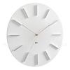 Designové nástěnné hodiny Future Time FT2010WH Round white 40cm