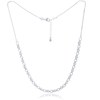 MINET Elegantní stříbrný náhrdelník s bílými zirkony