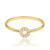 MINET Elegantní zlatý prsten s bílými zirkony Au 585/1000 JMG0027WGR