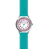 CLOCKODILE CWG5122 Tyrkysové třpytivé dívčí dětské hodinky s kamínky SPARKLE