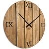 Flexistyle z246 - extra velké 80 cm nástěnné hodiny z přírodního dubu