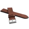 Hnědý prošitý řemínek LAVVU SLIM z luxusní kůže Top Grain - 22