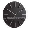 Designové nástěnné hodiny Future Time FT2010BK Round black 40cm