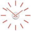 Designové nalepovací hodiny Future Time FT9400RD Modular red 40cm