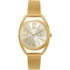 MINET Zlaté dámské hodinky s čísly ICON GOLD MESH MWL5088