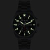 LAVVU Pánské titanové hodinky PILOT Chronograph Black 100M Sapphire