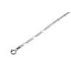 Stříbrný 925/1000 řetízek figaro broušené S1059