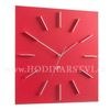 Designové nástěnné hodiny Future Time FT1010RD Square red 40cm