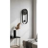 Designové kyvadlové nástěnné hodiny Karlsson KA5822BK 50cm