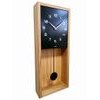 KUBRi 0300B - Kyvadlové hodiny české výroby z masivního dubu s povrchem hedvábný polomat