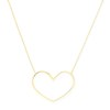 Zlatý náhrdelník se srdcem