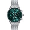 LAVVU Pánské hodinky YSTAD Chronograph Green s vodotěsností 100M LWM0252