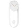 Designové kyvadlové nástěnné hodiny Karlsson KA5822WH 50cm
