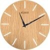 KUBRi KU3001 - Odstín dub - hodiny s tichým chodem od českého výrobce v mnoha velikostech