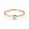Zlatý prsten se zirkonem
