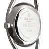 MINET Stříbrno-černé dámské hodinky ICON BLACK PEARL MESH MWL5212
