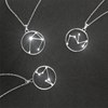 MINET Stříbrný náhrdelník Stars znamení LEV Czech Crystal