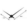 Designové nástěnné hodiny Future Time FT9110SI Hands chrome 100cm