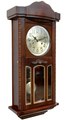 Adler 11002-W - dřevěné kyvadlové hodiny s mechanickým strojem a půlovým bitím
