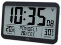 JVD RB9385 - Rádiem řízené digitální hodiny se zobrazením dne a měsíce v češtině