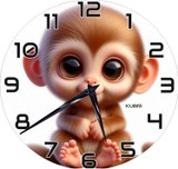 KUBRI KU2012 - dětské hodiny od českého výrobce s oblíbeným motivem opičky