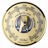 Barometr 0291B - špičkový komponent na zabudování s průhledem do mechanismu