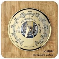 KUBRi 0212 - barometr s vynikající citlivostí v dubovém rámu