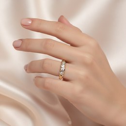 MOISS prsten ze žlutého zlata